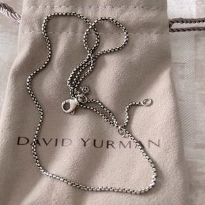 David Yurman Sterling Silver boxchain